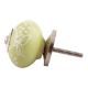 Lime Green Floral Ceramic  Dresser Knobs Online